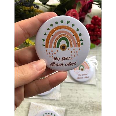 Gkkua Temal Buton Aacak Magnet