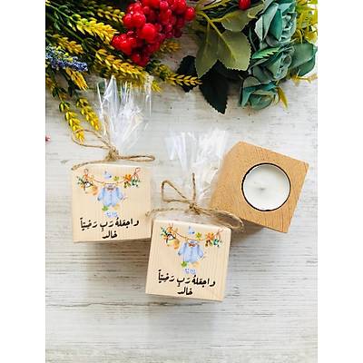 Bebek Kyafeti-Elbisesi Temal Ahap Mumluk
