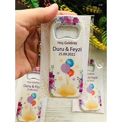 Balon ve Yldz Uzun Aacak Magnet