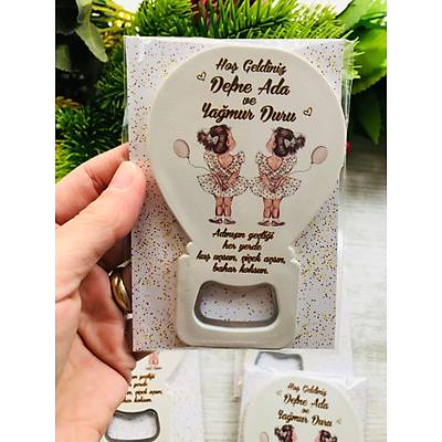 �kizler Balerin-Prenses Temada Balon A�acak Magnet