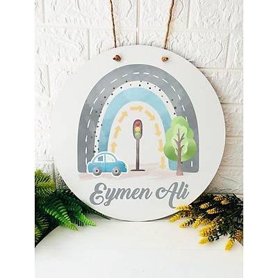 38 cm Ah�ap Kap� S�s�-Bohem G�kku�a�� ve ArabaTemal�