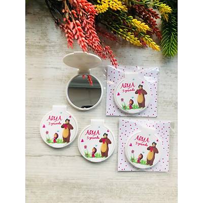 MASHA VE KOCA AYI YUVARLAK PLEKS� AYNA