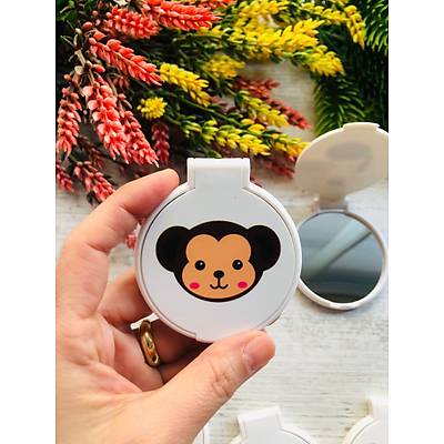 MAYMUN TEMALI YUVARLAK PLEKS� AYNA