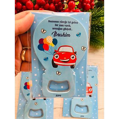 Balon Aacak Magnet Krmz  Araba