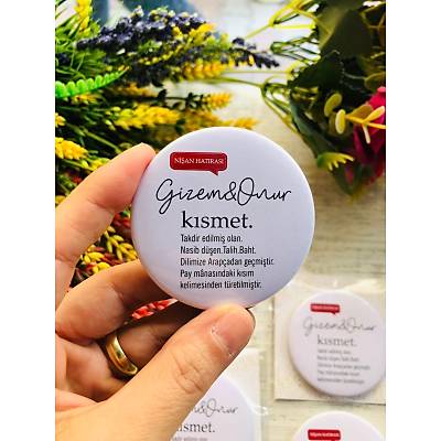 Ksmet Temal Buton  Aacakl Magnet