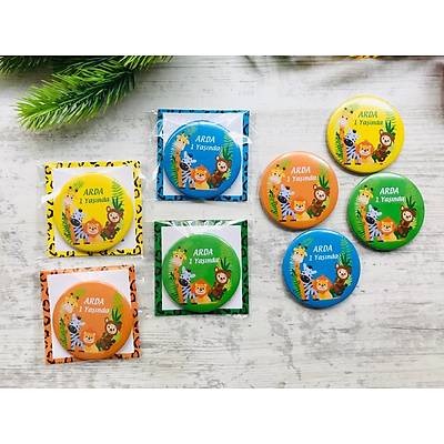 Erkek  �ocuk Safari Temal�  A�acakl� Magnet