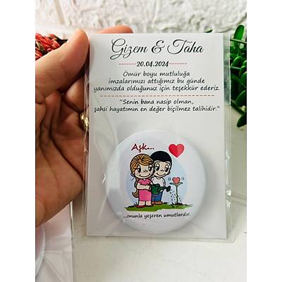 psevdi Temal Buton  Aacakl Magnet