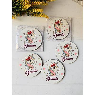 Unicorn Temal�  3 mm Ah�ap Magnet