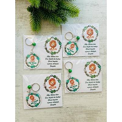 Aslan Temal� Pleksi Anahtarl�k