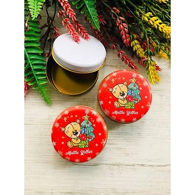 Yeni Y�l Temal�  Mini Metal Kutu