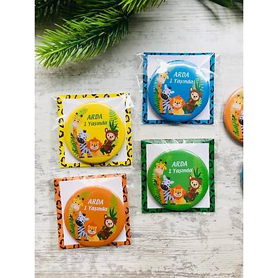 Erkek  �ocuk Safari Temal�  A�acakl� Magnet