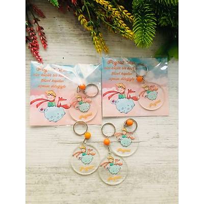 K���k Prens Temal� Pleksi Anahtarl�k