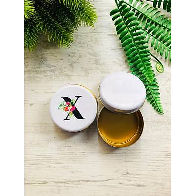X Harfi Mini Metal Kutu