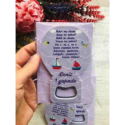 Balon Aacak Magnet Deniz ve Gemi Temal
