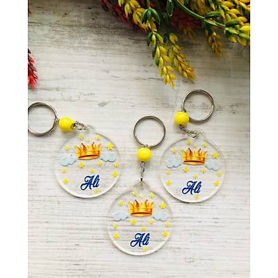 Kral Tac� -S�nnet Temal� Pleksi Anahtarl�k