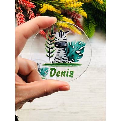 Safari Zebra Temal� Pleksi Magnet