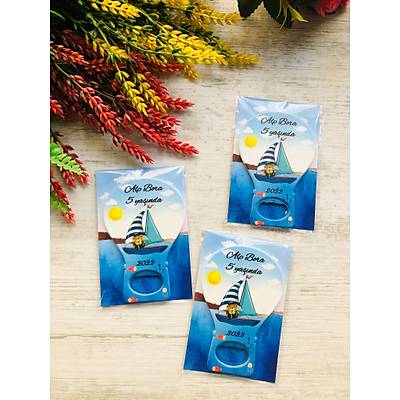 Gemici Ay�c�k  Temal� Balon A�acak Magnet