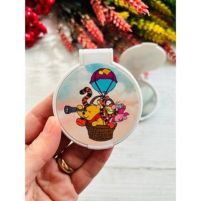 W�NN� THE POOH  TEMALI YUVARLAK PLEKS� AYNA