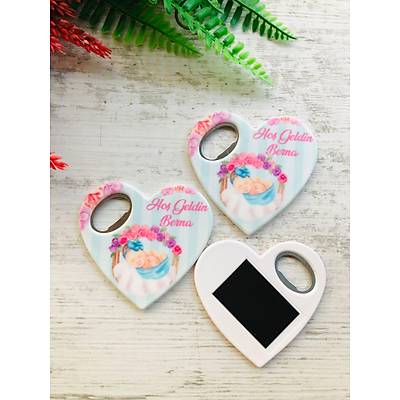irin Bebek Temal Kalp Magnet