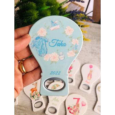 Bebek Elbisesi Temal Balon Aacak Magnet
