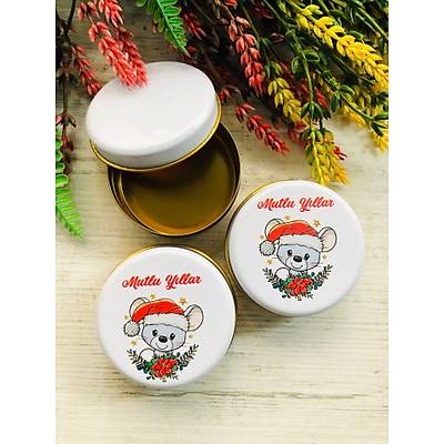 Yeni Y�l Temal�  Mini Metal Kutu