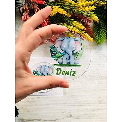 Safari Fil Temal� Pleksi Magnet