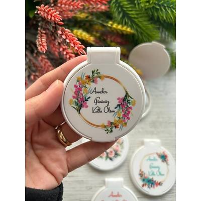 ANNELER G�N� TEMALI YUVARLAK PLEKS� AYNA