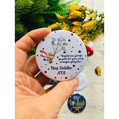 Erkek  �ocuk K���k Prens Temal�  A�acakl� Magnet