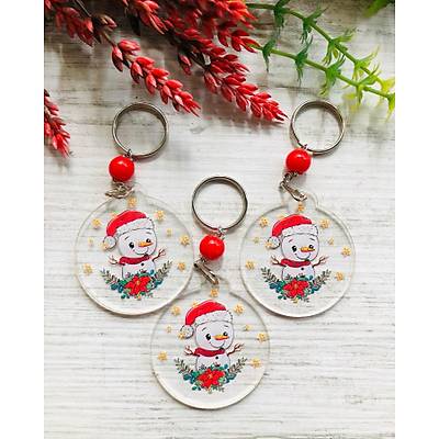 Yeni Y�l Temal� Pleksi Anahtarl�k