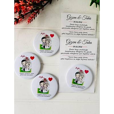 psevdi Temal Buton  Aacakl Magnet