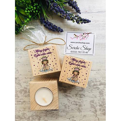 Abla K�z Karde� Temal� Ah�ap Mumluk