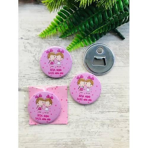 Abla K�zkarde� Temal� A�acakl� Magnet