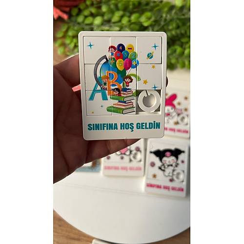 Okul-��renci-Tatil Temalu Puzzle