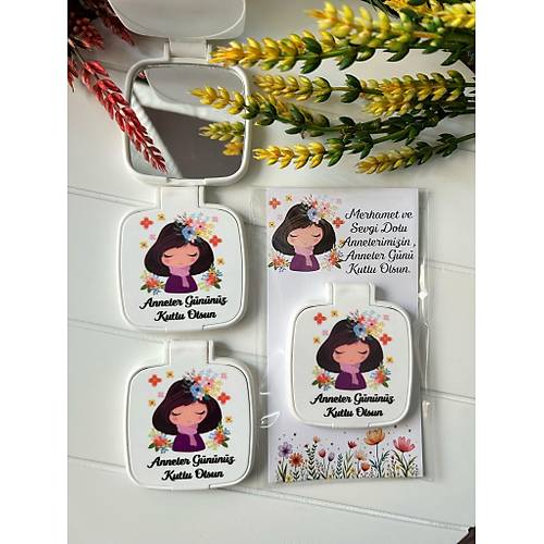 Anneler G�n� -Kad�n Temal� Kare Pleksi Ayna