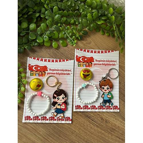 23 N�SAN  B�LEKL�K +EMOJ� ��KOLATA+AH�AP ANAHTARLIK