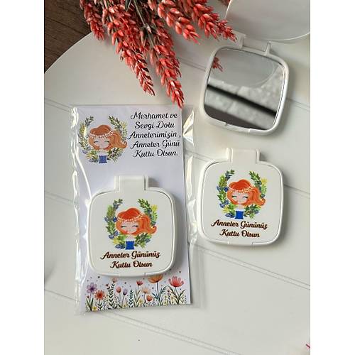 Anneler G�n� -Kad�n Temal� Kare Pleksi Ayna