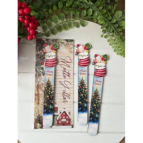 Ah�ap Kitap Ayra�lar� -Noel Yeni Y�l Temal�
