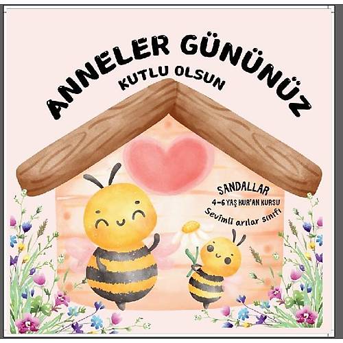 Anneler G�n�  Temal� Kare Pleksi Ayna