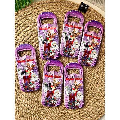 Noel Yeni Y�l  Temal�  Uzun A�acak Magnet