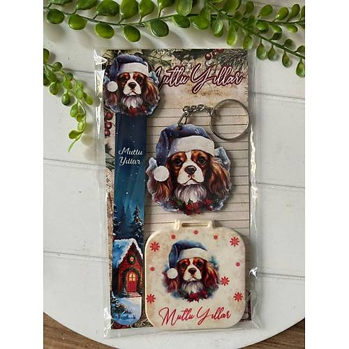 3'l� Yeni Y�l Setleri  ( Ayra� + Anahtarl�k+ Cep Aynas�)