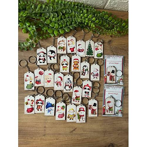 Ah�ap Anahtarl�k  Yeni Y�l Temal�