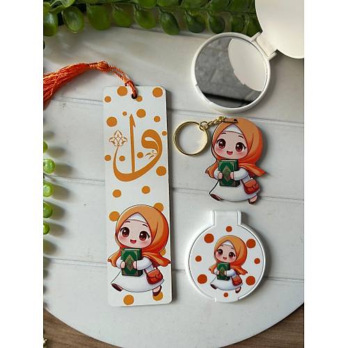 Kur'an Kursu Hediyelik 3 l� Set /Elif