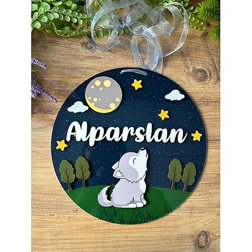 AH�AP KABARTMA F�G�RL�  PLEKS� KAPI S�S� 30 CM  KURT TEMALI