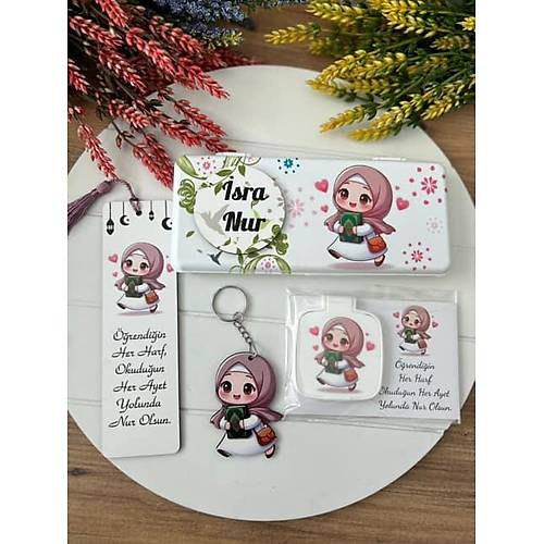 KIZ -KUR'AN OKUYORUM  KALEML�K SET