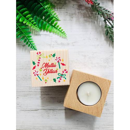 Yeni Y�l Ah�ap Mumluk