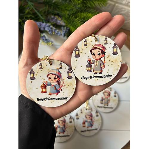 Ho�geldin Ramazan Temal� Ah�ap Anahtarl�k