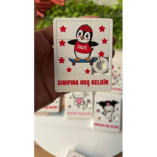 Okul-��renci-Tatil Temalu Puzzle