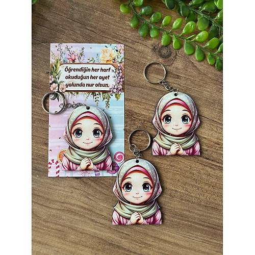 Kuran Kursu Ah�ap  Anahtarl�k