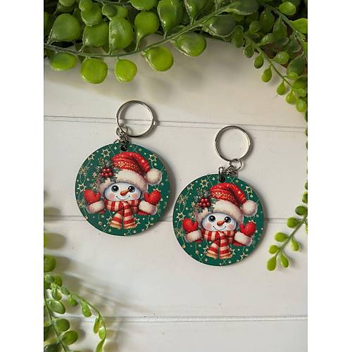 Ah�ap Anahtarl�k  Yeni Y�l Temal�