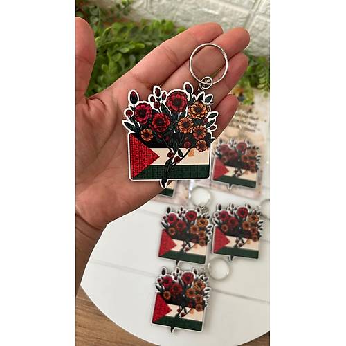 Filistin Temal� Ah�ap Anahtarl�k